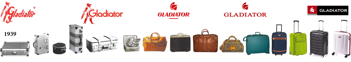 Cestovní kufry Gladiator - evoluce
